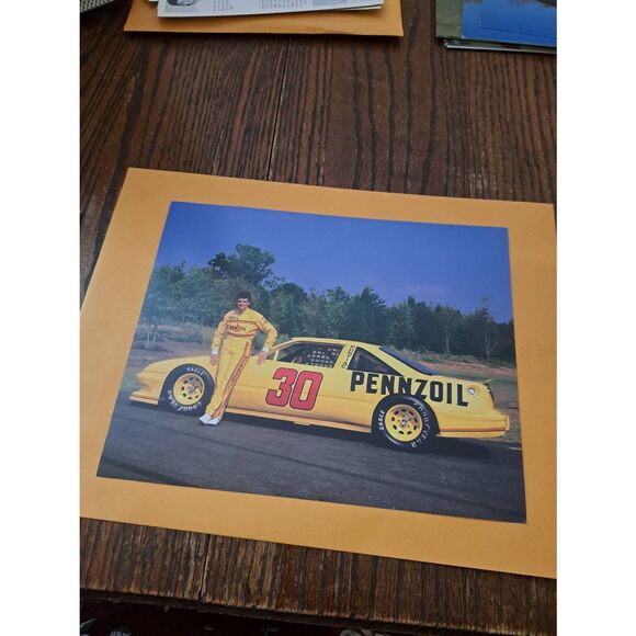 Vintage Michael Waltrip Pennzoil 30 Driver Card Bahari Racing NASCAR Winston Cup - Picture 1 of 2
